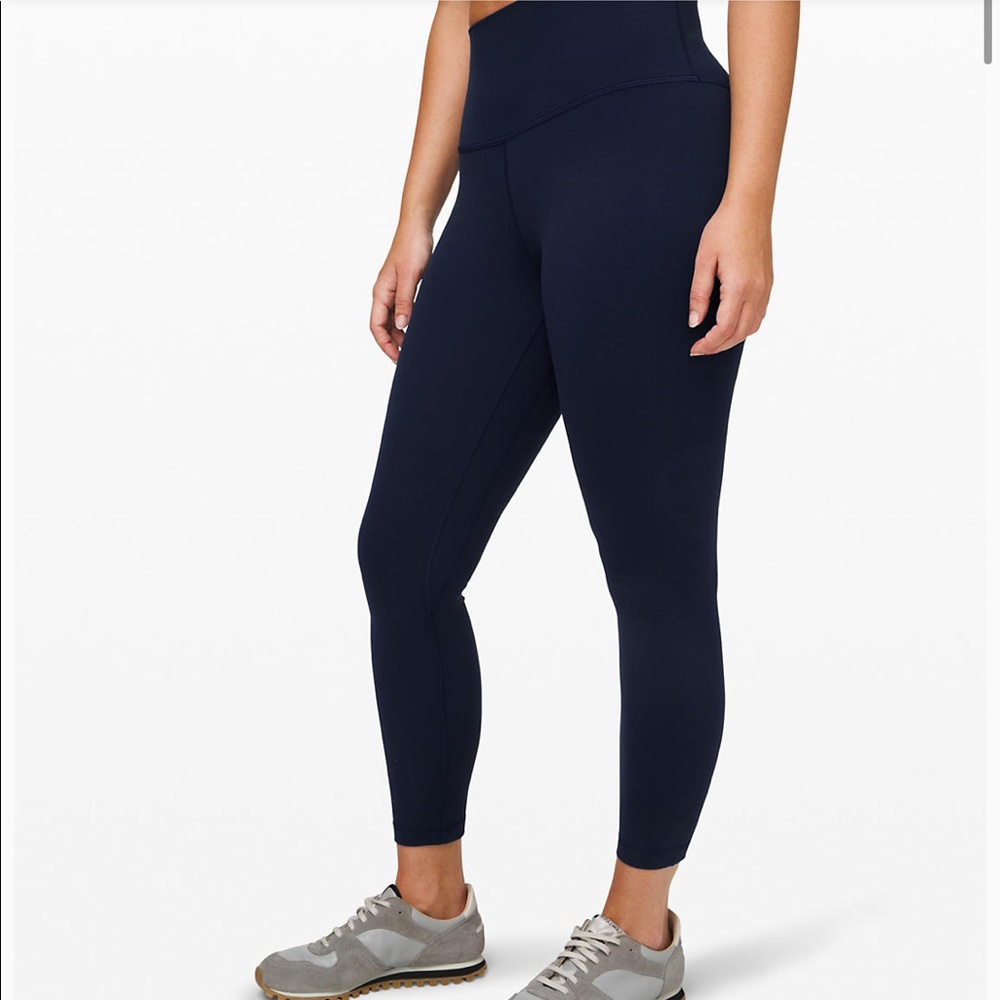 NAVY LULU ALIGN PANTS